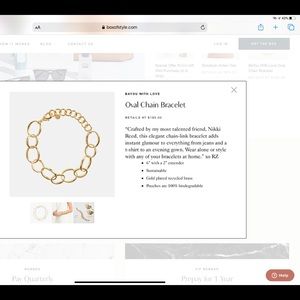 BaYou With Love Chain Bracelet